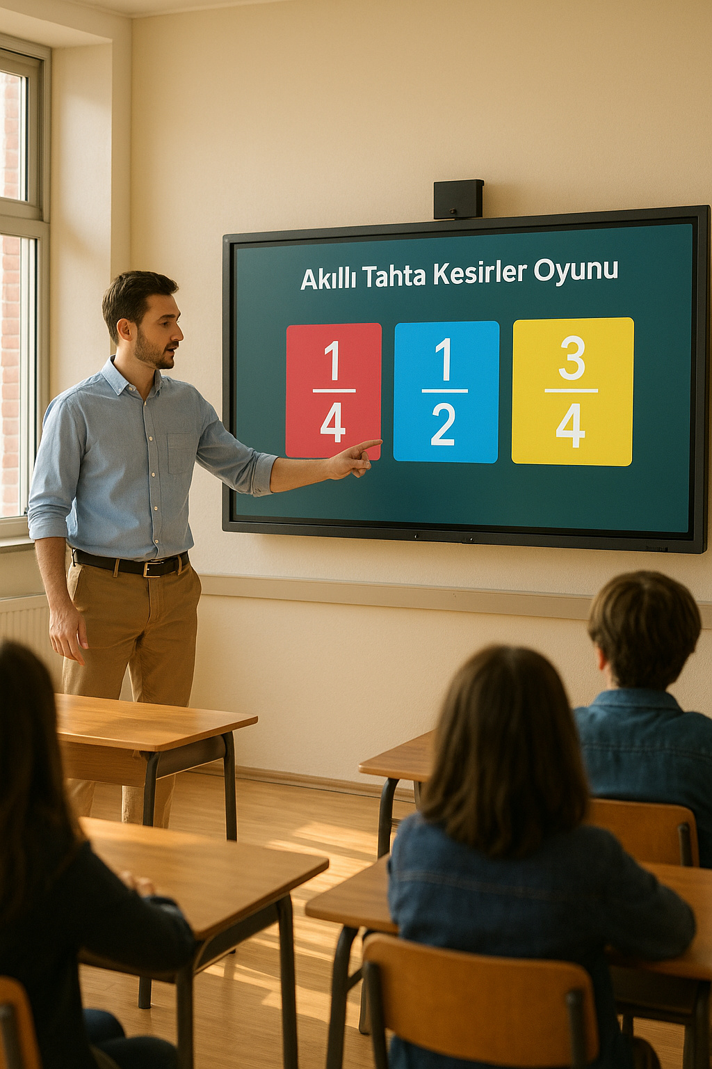 Akıllı Tahta Kesirler Oyunu 